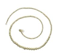 Never Say Never Collier boule en or 18 carats - 10,30 g | 45 cm | Fermoir mousqueton