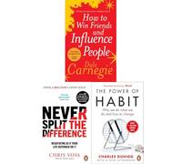Never Split the Difference, How to Win, Atomic Habits 3 Books Collection Set