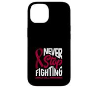 Never Stop Fighting Fickle Cell Awareness Coque pour iPhone 14