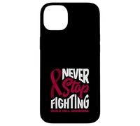 Never Stop Fighting Fickle Cell Awareness Coque pour iPhone 14 Plus