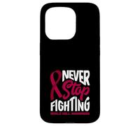 Never Stop Fighting Fickle Cell Awareness Coque pour iPhone 15 Pro