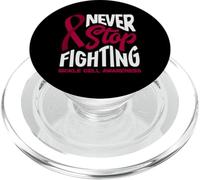 Never Stop Fighting Fickle Cell Awareness PopSockets PopGrip pour MagSafe