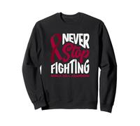 Never Stop Fighting Fickle Cell Awareness Sweatshirt