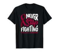 Never Stop Fighting Fickle Cell Awareness T-Shirt