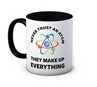Never Trust an Atom They Make Up Everything Tasse à café en céramique