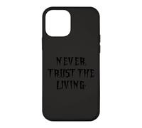 Never Trust The Living Goth Costume Squelette HOMMMES Enfant Coque pour iPhone 12 Mini