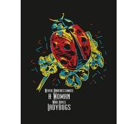 Never Underestimate a Woman Who Loves Ladybugs: A Cute Ladybug Lover Gift Book for Women, Nature Enthusiasts, and Insect Collectors