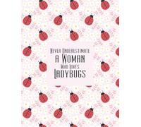 Never Underestimate a Woman Who Loves Ladybugs: A Cute Ladybug Lover Gift Book for Women, Nature Enthusiasts, and Insect Collectors