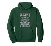 Never Underestimate an Old Man Who is A Veteran Soldats Sweat à Capuche