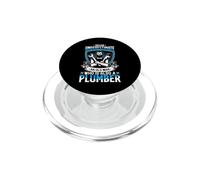 Never Underestimate an Old Man Who is Also A Plumber PopSockets PopGrip pour MagSafe