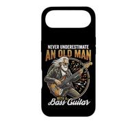 Never Underestimate an Old Man with A Bass Guitar Player Dad Coque pour iPhone Air