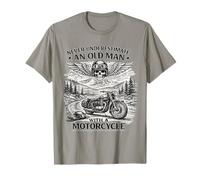 Never Underestimate an Old Man with A Motorcycle Men T-Shirt