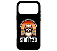 Never Underestimate an Old Man with A Shih Tzu Coque pour iPhone 17 Pro Max