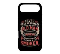 Never Underestimate an Old Man with A Smoker Funny Pitmaster Coque pour iPhone Air