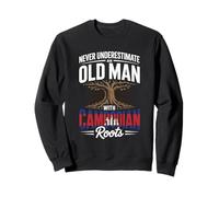 Never Underestimate an Old Man with Cambodian Roots Sweatshirt