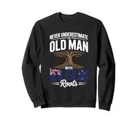 Never Underestimate an Old Man with New Zealand Roots Sweatshirt