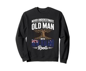 Never Underestimate an Old Man with New Zealand Roots Sweatshirt