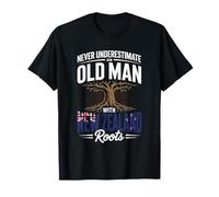 Never Underestimate an Old Man with New Zealand Roots T-Shirt