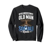 Never Underestimate an Old Man with Somali Roots Pride Sweatshirt