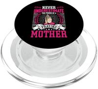 Never Underestimate The Power of a Praying Mother PopSockets PopGrip pour MagSafe