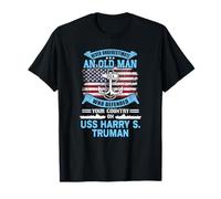 Never Underestimate USS Harry S. Truman CVN-75 Veteran T-Shirt