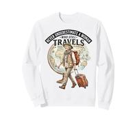 Never Underestimate Woman Who Still Travels in Her 80s Sweatshirt