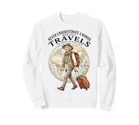 Never Underestimate Woman Who Still Travels in Her 80s Sweatshirt