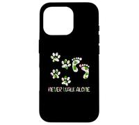 Never Walk a Alone Paw Dog Flower Friends Dog Friends Dog Lover Coque pour iPhone 16 Pro