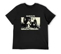 neverchange Men's Blind Faith Anime Summer Top Big and Tall T-Shirts Black L