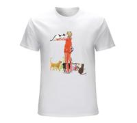 neverchange Men's Kenma and Cats Anime Clothes Design Haikyuu Volleyball Anime Cotton Camiseta Men T-Shirts White 3XL