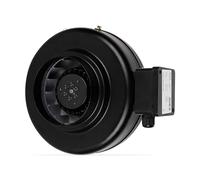 neverest® RV-B 125 mm Ventilateur de Conduit avec Câble EU | Chauffage et le Refroidissement des Conduits D'évacuation en ligne avec un câble EU