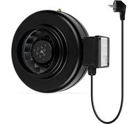 neverest® RV-B 150 mm Ventilateur de Surpression de Qualité Professionnelle pour le Chauffage et le Refroidissement des Conduits D'évacuation en ligne avec un câble EU