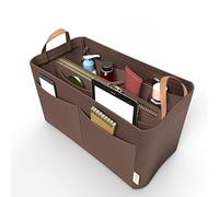 Neverfull Speedy Graceful MM GM Organiseur de sac à main en feutre Taille XL Marron