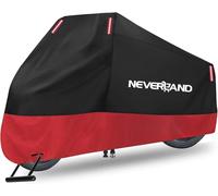 NEVERLAND Bâche de protection pour moto, extérieur, imperméable, résistante à l'hiver, 210D, pour moto, garage, intérieur, 295 x 110 x 140 cm