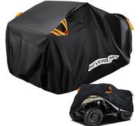 Neverland Housse de Protection 300D imperméable, résistante aux intempéries, pour véhicules 4 Roues jusqu'à 208 cm, avec Bandes réfléchissantes