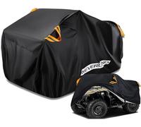 NEVERLAND Housse de Protection pour Quad Moto ATV en 210D Oxford Noir Enduit PU Anti-UV Taille XXXL