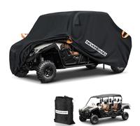NEVERLAND Housse de Protection pour UTV en Tissu Oxford imperméable et Robuste Compatible avec Polaris RZR Yamaha Can-Am Defender Kawasaki Ranger 4 Places (jusqu'à 429,3 cm)