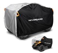 NEVERLAND Housse pour Quad ATV Imperméable XXXL 256 x 110 x 120 cm Bâche de Protection 190T Polyester Taffetas Housse Quad Extérieur Anti-Pluie Neige UV Poussière avec Poignées Réfléchissantes