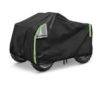 NEVERLAND XL Quad Housse - Housse pour Quad Imperméable Résistante Protection pour Moto Poussière Vert Réfléchissantes Bandes Porosité Anti Vent 210D Accessoire XL 210x120x115cm