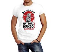 Neverless® Hattori Hanzo Sword and Sushi Okinawa Japan T-shirt tendance pour homme - - X-Large