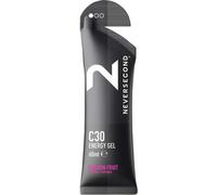 Neversecond C30 60ml Passion Fruit 12 Units Energy Gels Box Clair