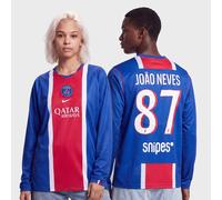 Neves / No. 87 / PSG Dri-FIT Jersey Longsleeve Home Stadium bleu S