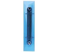 NEVEU 1 Classeur pour fiches Bristol 100x150 2 Anneaux 25mm polypropylène Crystal Colours (Bleu)