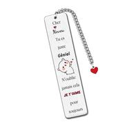 Neveu Marque-pages L'Obtention Cadeaux Source D'Inspiration Aller à L'Université Encourager Souvenir Hommes D'Anniversaire Noël Ados Distance Accompagner Retour à L'école Apprécier De Tante Oncle