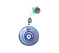 nevfactory Nev Nazar Boncuk Evil Eye Décoration murale faite à la main avec œil turc en verre 13 cm