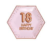 Neviti 773185 Glitz & Glamour Assiette Grand format Rose & Or Rose 18 ans