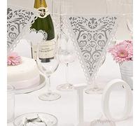 Neviti Vintage Romance Guirlande de fanions en Papier, Blanc, Taille Unique