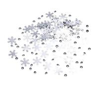 Neviti Wdl Confettis Flocons de Neige avec Cristaux Transparents