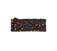 Nevjipu Bandeau pour bébé fille - Notes de musique - Nœuds pour cheveux de bébé - Imprimé coloré - Bandeau élastique doux pour tout-petits de 0 à 6 mois - Accessoires essentiels pour nouveau-né