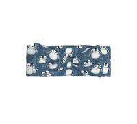 Nevjipu Bandeau pour bébé fille - Nœuds pour cheveux de bébé avec imprimé pingouins mignons pour filles, bandeau élastique doux pour tout-petits de 0 à 6 mois, accessoires essentiels pour nouveau-né